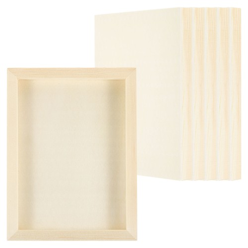Wood panels board 6pcs - 6"x8",