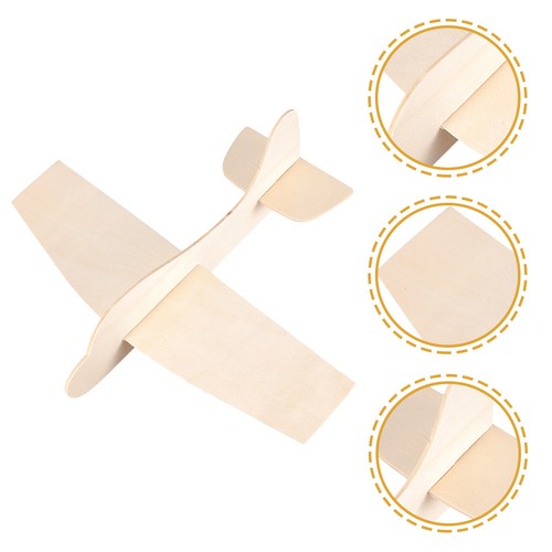 6pcs wooden airplane toys set - toys,