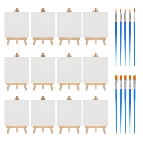 12pcs 10x10cm mini canvas art - canvas,