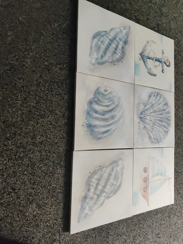 Bathroom canvases - 6,