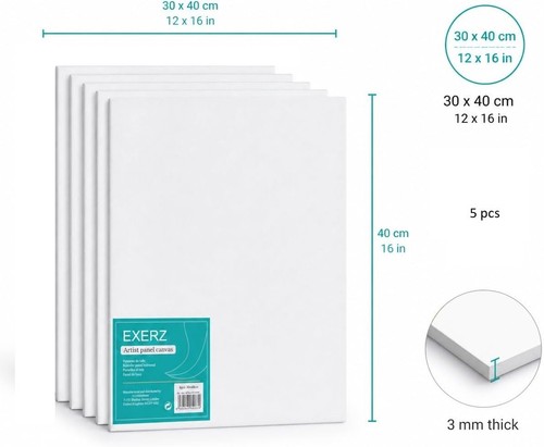Exerz 30x40cm canvas panels - panels, 5