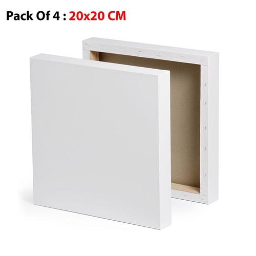 Pack blank artist canvas - 4,