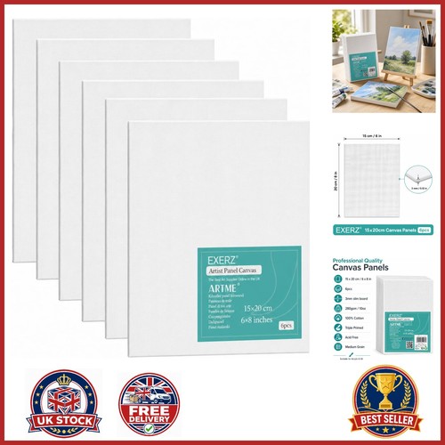 Pack blank canvas boards - canvas,