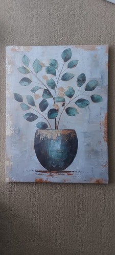 Canvas wall art print plant - art,