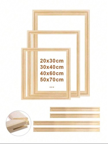 Set diy wooden canvas - set, frame