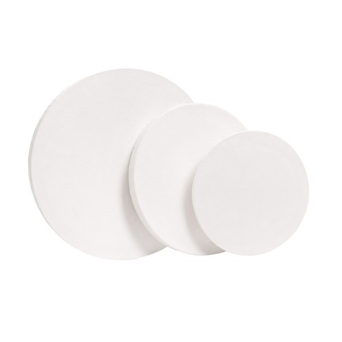 Sizes round primed cotton - 3,
